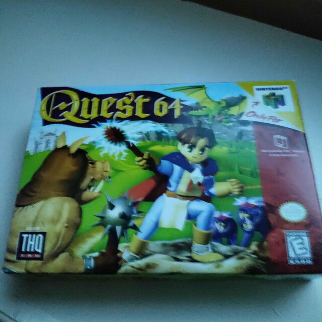 Quest 64 | NTSC | Nintendo 64 | N64 | En | Reproduction Box and