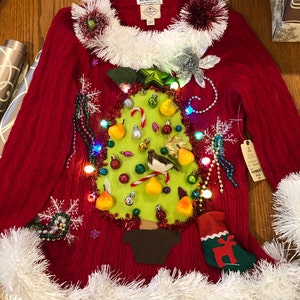 Made to Order Hilarious Partridge in a pear Tree Tacky Ugly Christmas ...