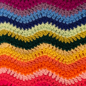 What Morgan Makes Ripple Crew Crochet Sweater PDF Pattern - Etsy