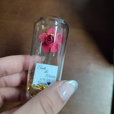 Beauty and the Beast Mini Glass Wedding Favors for Guests - Etsy