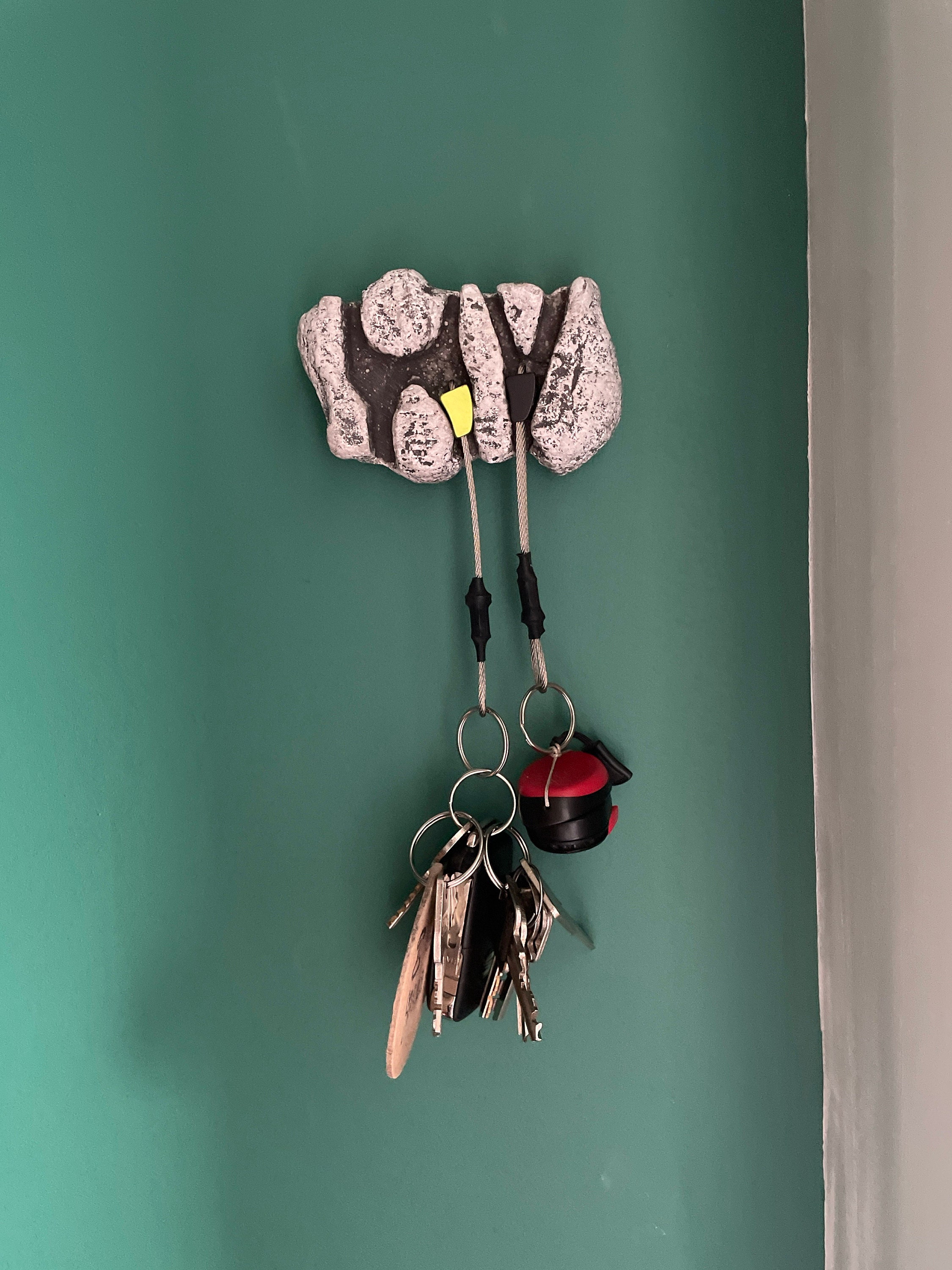 Rock Climbing Key Holder Climbers Gifts Gift for Him Her Souvenir Mountain Explorer Present Keychains Included Hand-Decorated Painted