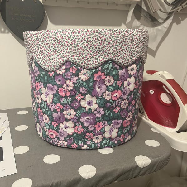 Fabric Bucket PDF Pattern: 5 Sizes, Nursery Organizer (video Tutorial ...
