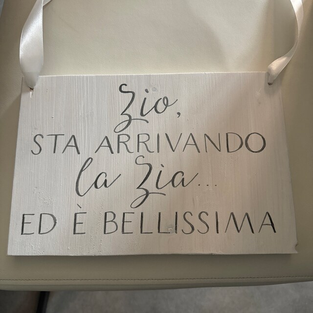 Placca in legno con cornice per la casa con scritta in lingua inglese Madre della Sposa