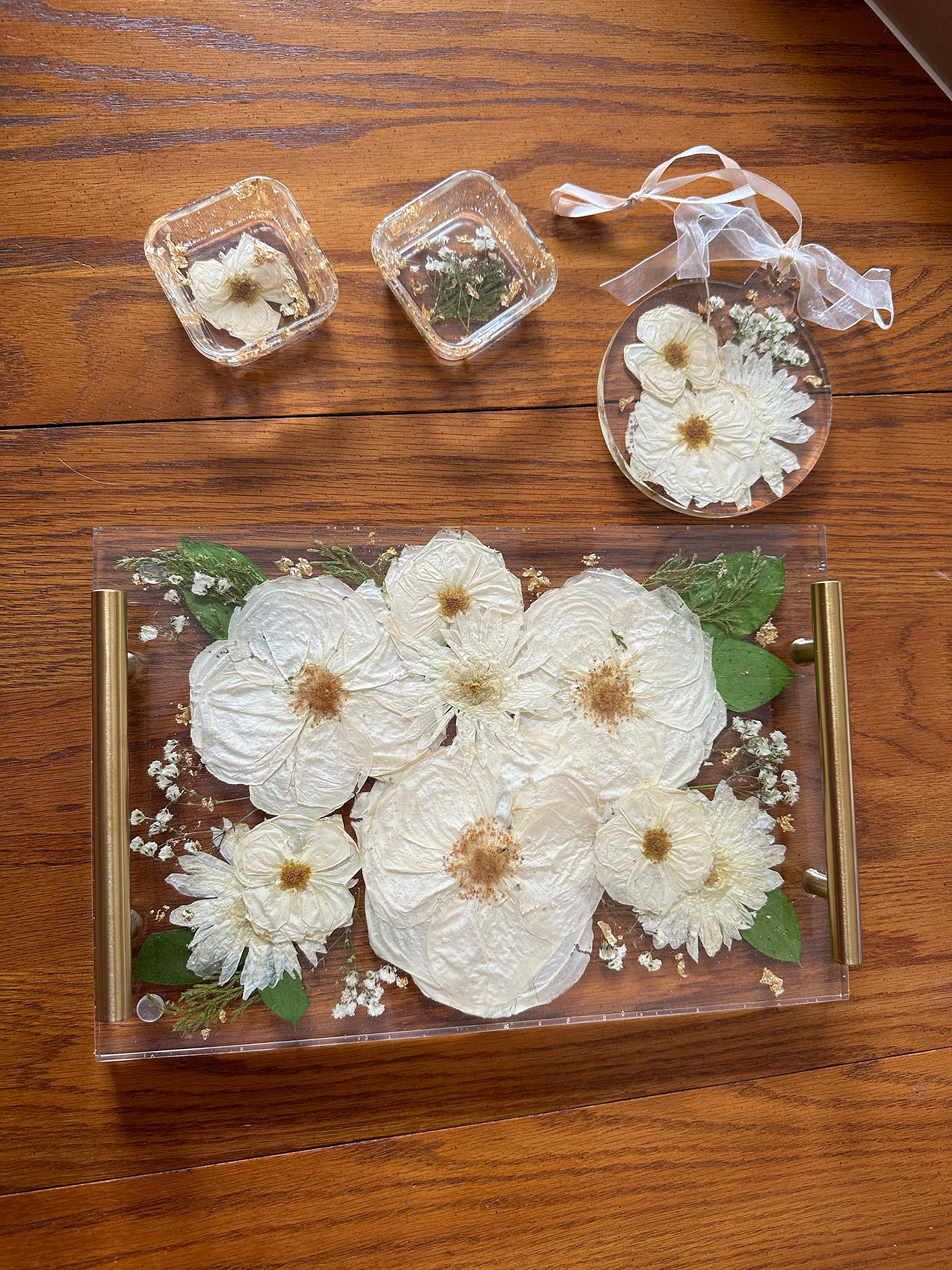Preserved flowers from Elaine's etsy review