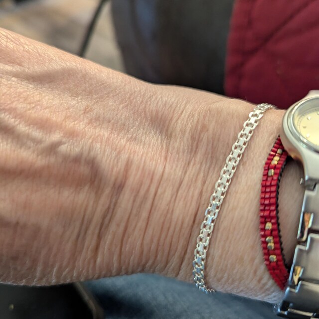 Silver Bismark Bracelets | The Chain Hut