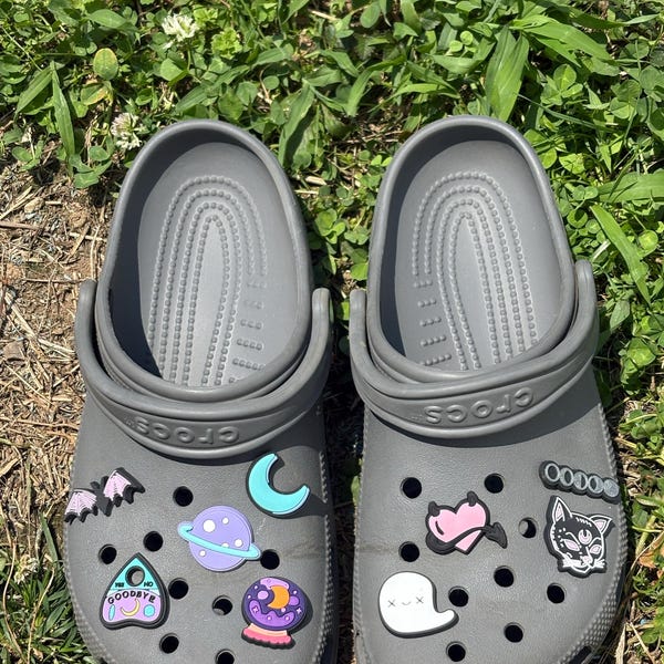 New Popular Outer Space Shoe Charms for Your Crocs, Planet Shoe Charms ...