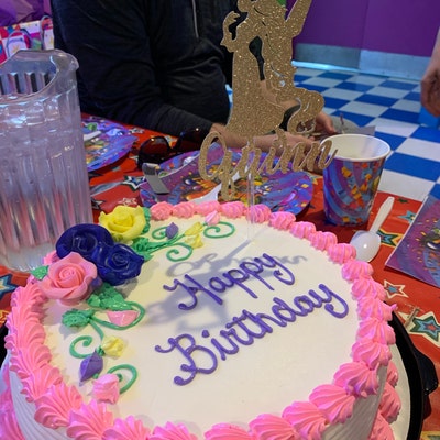 Princess Birthday Cake Topper Birthday Cake Topper With Name, Princess ...