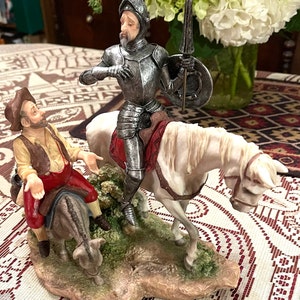 Medieval Knight Statue - 5 Inch Cold Cast Resin Figurine With Silver & Gold Finish, Hand-Painted
