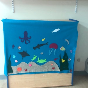Ocean Felt Wall // Montessori Educational Gift // Kids Ages 3, 4, 5, 6 ...