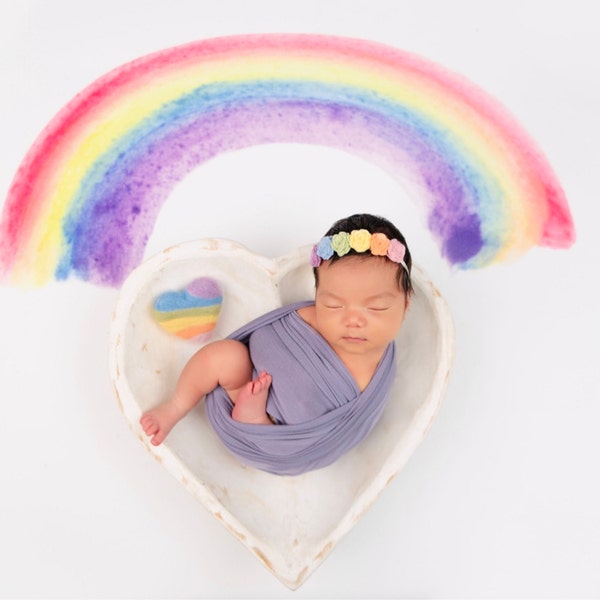 BABIES HEADBAND SET HEART OF A DRAGON