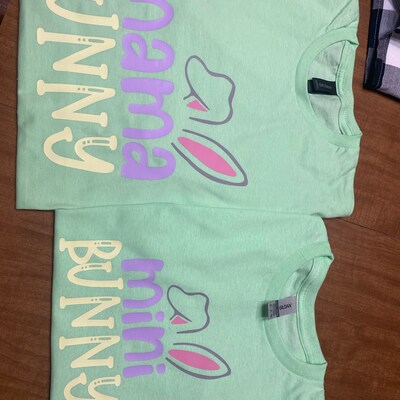 Mama Bunny SVG Mini Bunny Svg Mama & Me Shirt Designs - Etsy
