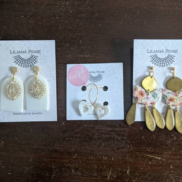 The Santorini Sculpted Drop Earrings