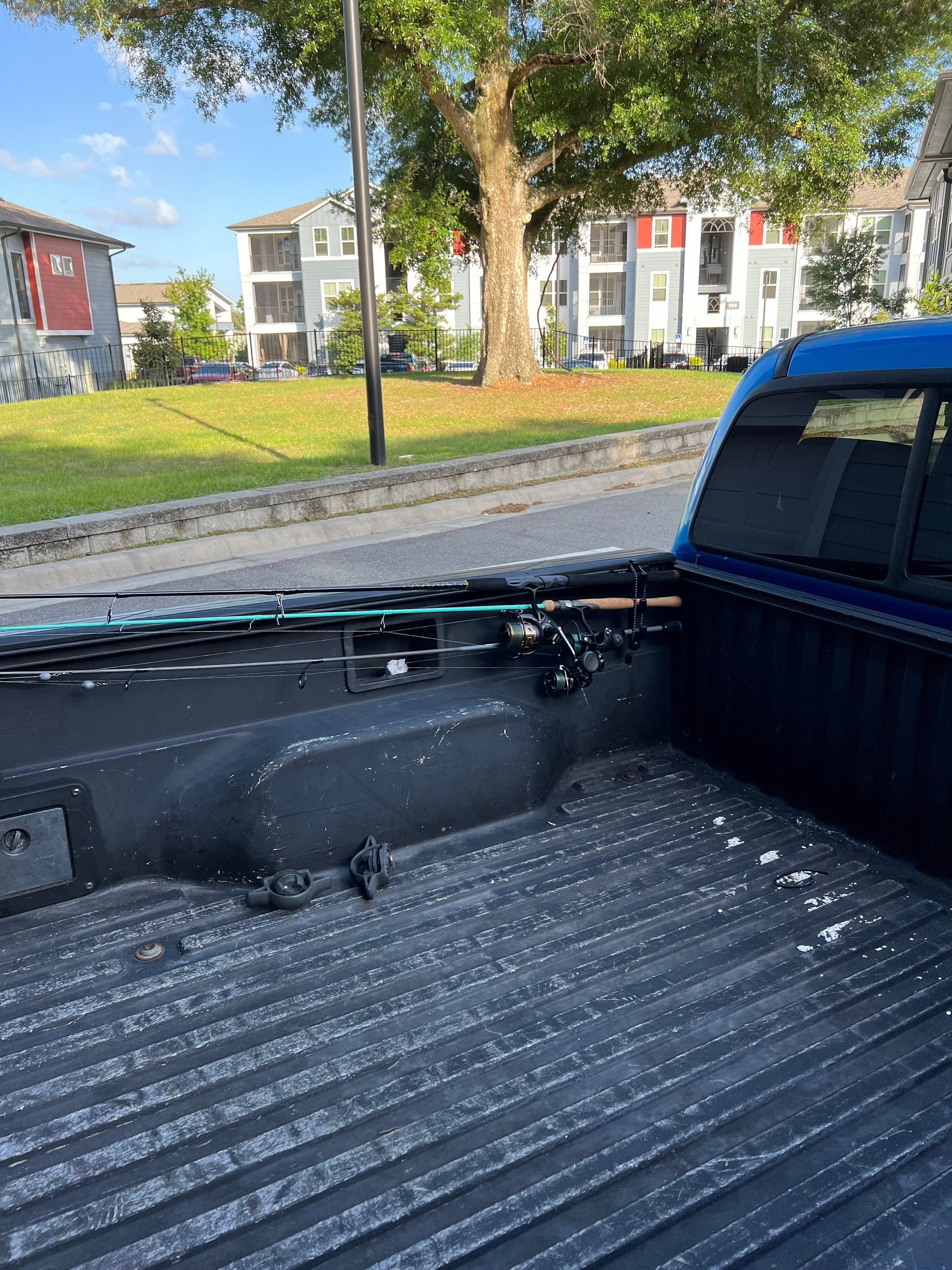 Fishing Rod Holder for Toyota Tacoma Bed Rail - Above The Bed Version