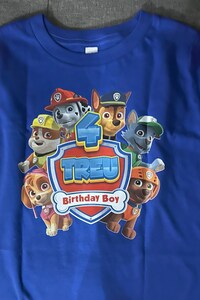 Personalized Paw Patrol Birthday T-shirt, Custom Family Birthday Shirt, Patrol Birthday Tee for toddler, Family Matching Birthday shirt