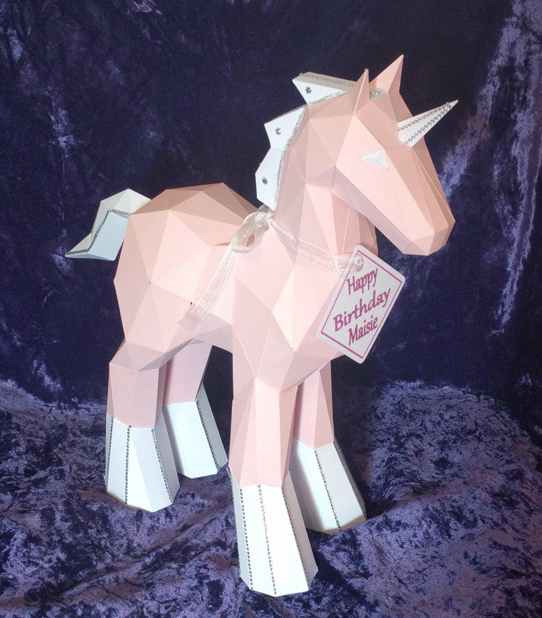 papercraft unicorn template diy unicorn papercraft low