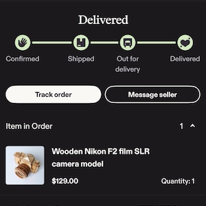 Comprador de Etsy ha añadido una foto de su compra