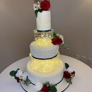 4 Dischi Per Torta In Acrilico Trasparente - 15 Cm X 20 Mm - Piatti Da Pasticceria Riutilizzabili Non Appiccicosi