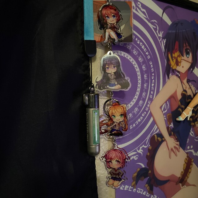 ドキドキ文芸クラブ チャーム DDLC キーチェーン モニカ
