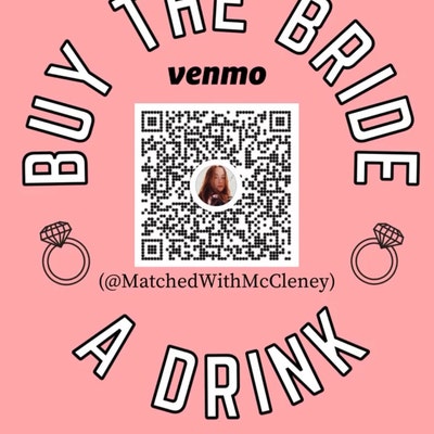 Buy the Bride A Drink Story Template Bachelorette Venmo Story QR Code ...