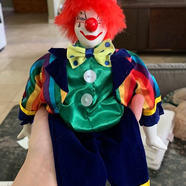 Cute Desktop Doll Decorations,beautiful Porcelain Clown Toys Birthday ...