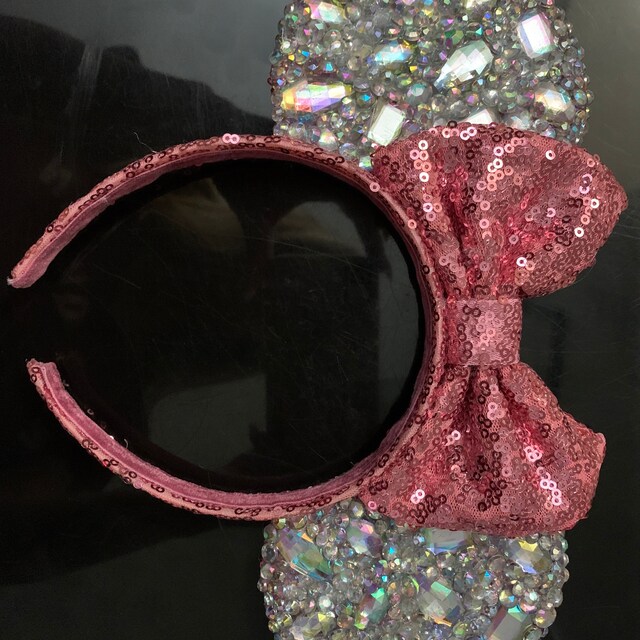 Cerchietto Minnie Mouse Con Paillettes Scintillanti Per Ragazze E Adulti - Festa Compleanno