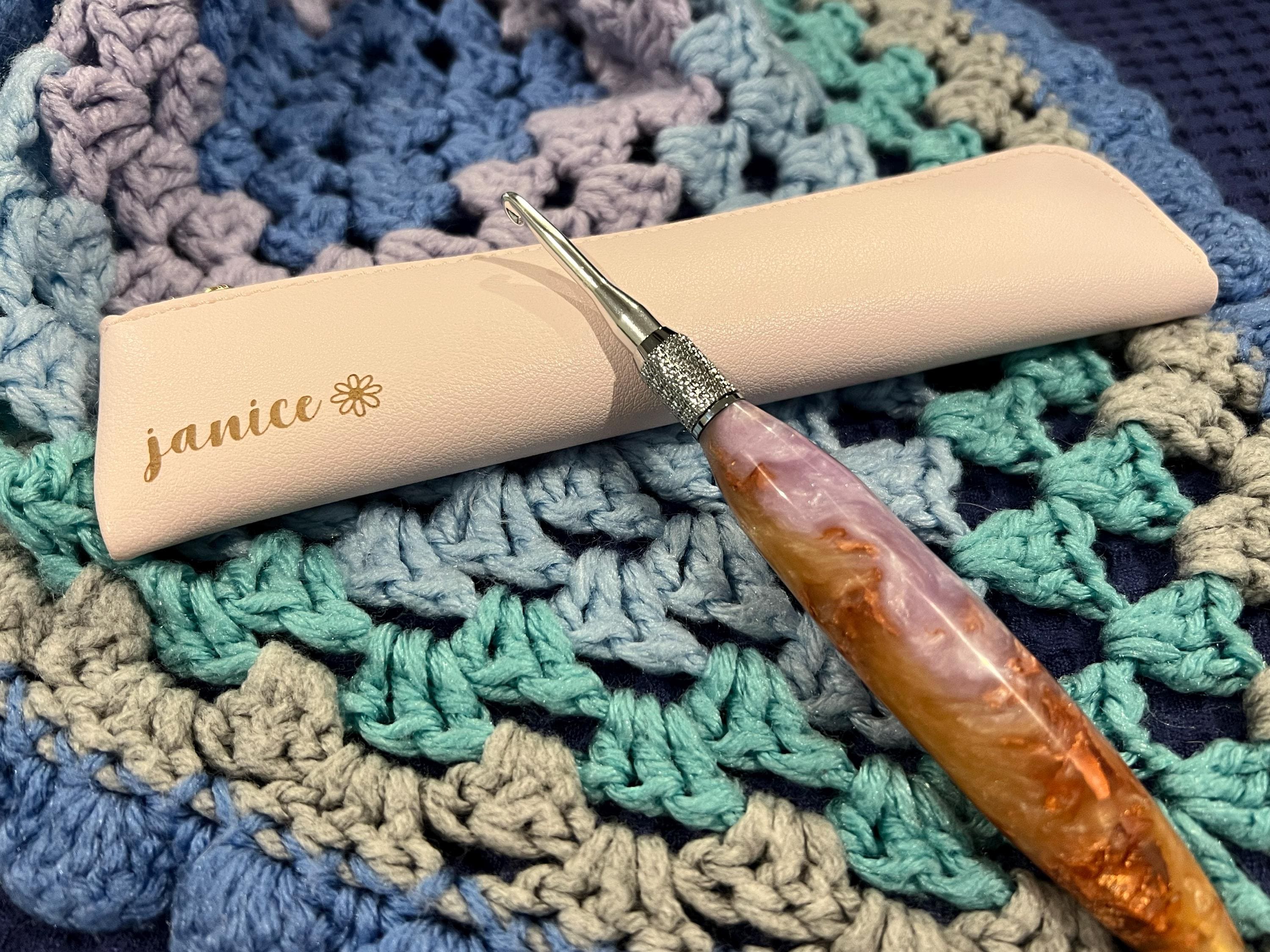 Crochet Hook Travel Case | Optional Engraving