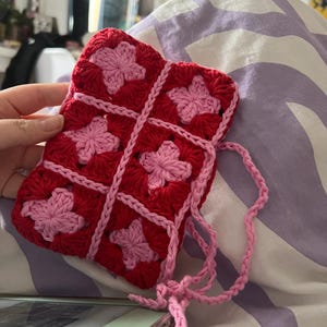 Crochet Book Sleeve, Book Cover, Ribbon Book Sleeve, Crochet Accessory, Book Protector, Book Accessory, Kindle Cover