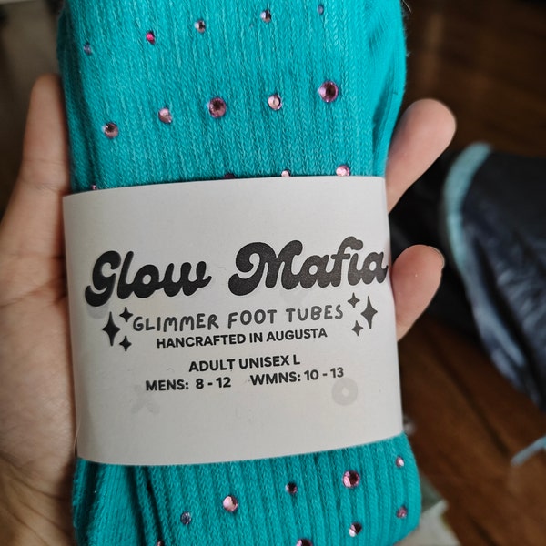 Kids Glimmer Foot Tube - Rhinestone Socks - Decora Junk Socks ...