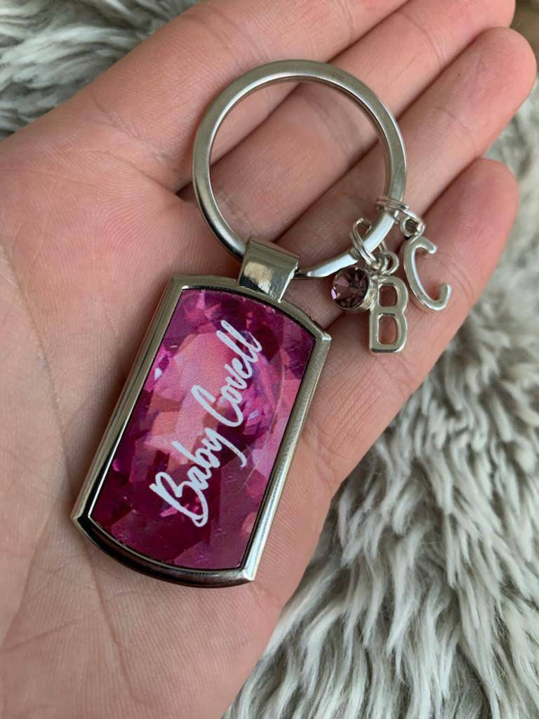 Birthstone Keyring - Birth Stone Keychain - March birthday gifts - Friendship Key  ring - Personalised Birthday Gift For Her March Baby 2023