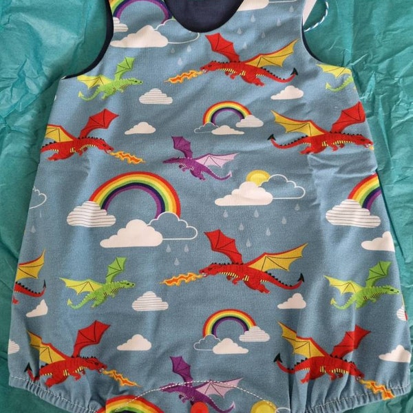Soft Cotton Baby Summer Suit – Cute Green Whale Print (Half Sleeve) main image 1