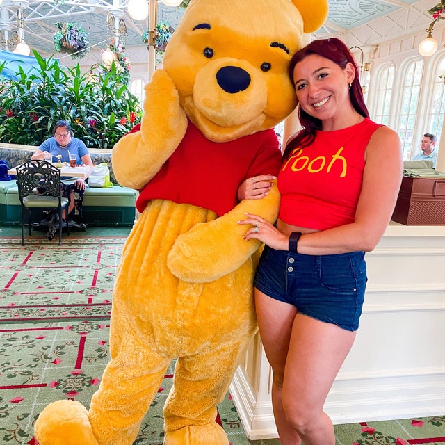 Winnie the Pooh Crop Tank Poohbear Disney Shirt Disney Croptop