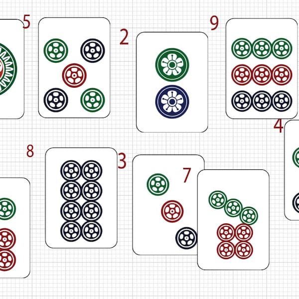 Mahjong Pattern SVG PNG Bundle, American Mahjong Svg, American Svg ...