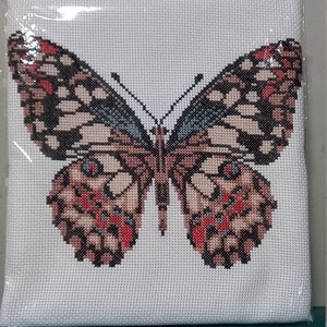 Broderies rectangulaires au point de croix dans cadres dorés | Ma