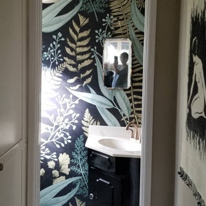 Easy install Removable Wallpaper Ships FREE! Merritt Botanical Fern Wallpaper Mural Wall D\u00e9cor Decal