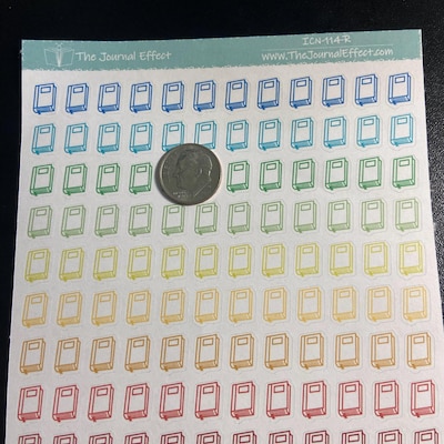 WEEKLY HABIT Tracker Table, Functional Label Planner Stickers for Erin ...