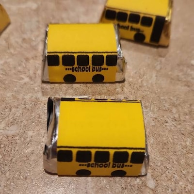 25ct. Hershey's Chocolate Nuggets SCHOOL BUS Driver Teacher ...