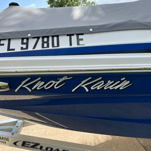 Custom Boat Name Decals for Boats, PWC, Kayaks and Watercraft CTDP #17 ...