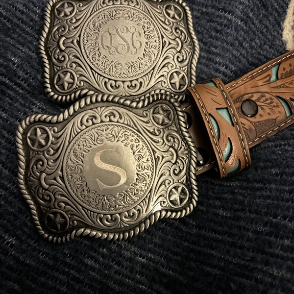Engraved Western Belt Buckle: Personalized Groomsmen Gift - Etsy