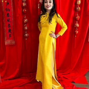 Pre-made: Vietnamese Dress áo Dài Nguyên Bộready to Ship - Etsy