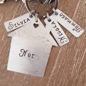 Portachiavi 'Super Civetta' Per Madrina - Ciondolo Cuore In Acciaio Inox Con Scritta, Regalo Fine Anno Scolastico O Compleanno, In Sacchetto Regalo - 3