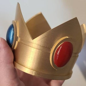 ピーチ姫風の王冠 - 3Dプリント - Etsy 日本