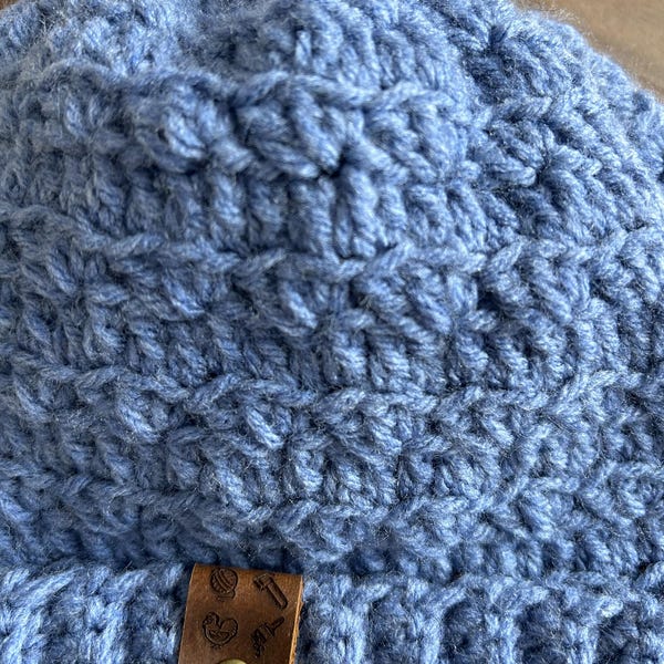 Custom Hat Leather Patch for Baby, Personalized Name Beanie Labels ...