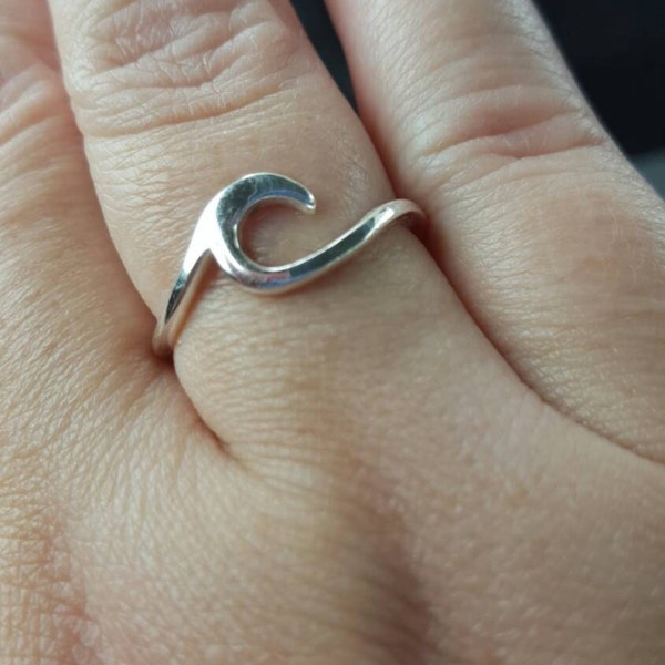 Meadowlark Wave Ring - Sterling Silver