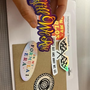 Fastest Lap Driver Name Sticker Pack F1 Sticker Formula One Motorsport ...