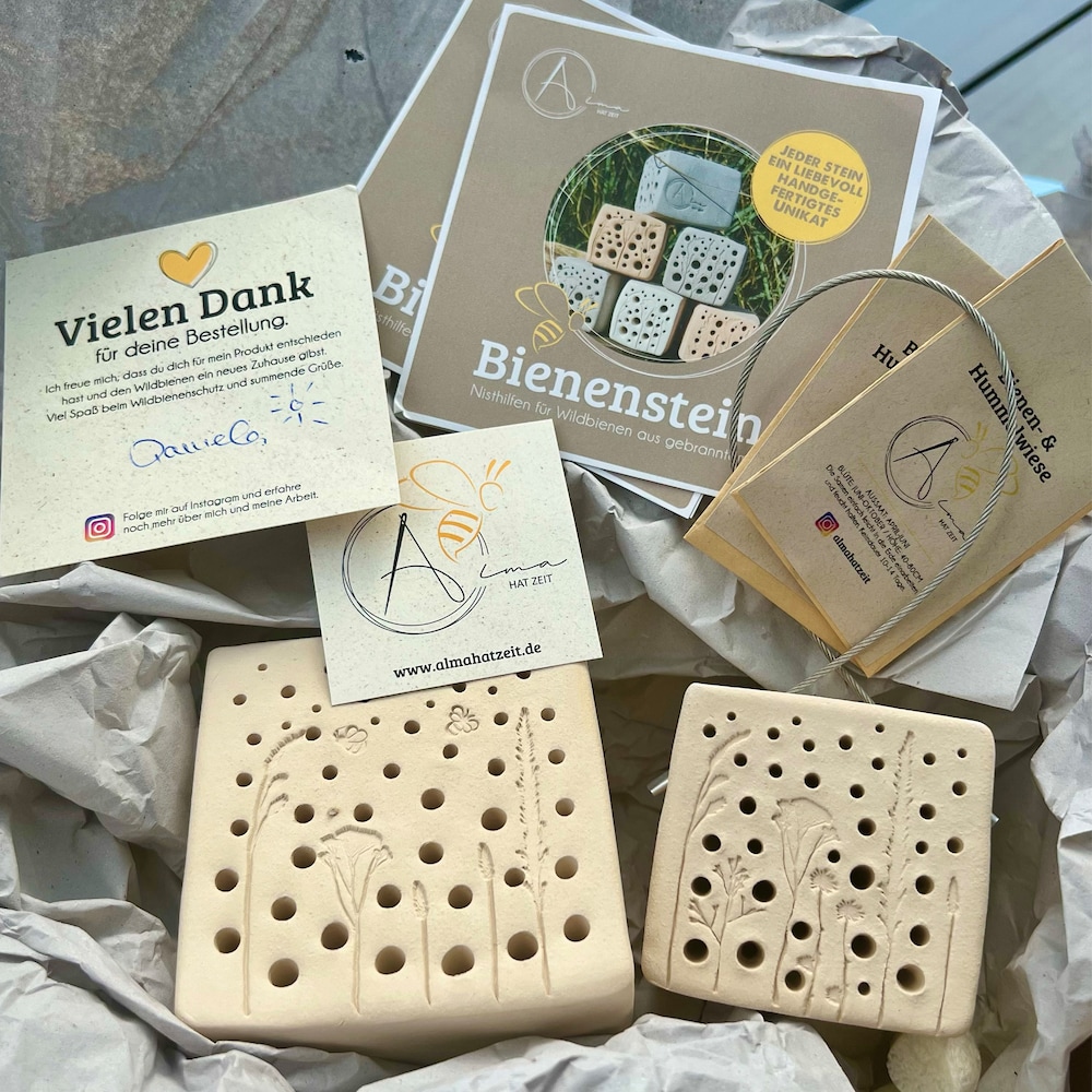 Bienenstein groß Insektenhotel