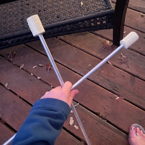 24" Or 28" - Fire Baton Double Staff - Trick Concepts