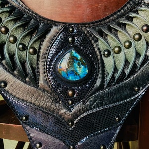 Gilded Warrior Leather Shoulder Holster for Biker Festival - Etsy