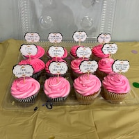 Cupcake Toppers Farewell Set of 12 Fine Go Saying Goodbye Moving Away ...