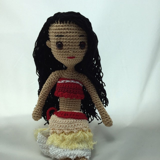 Moana doll crochet pattern - DailyDoll Shop