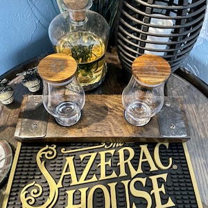 Marquee Personalized Buckman Whiskey Glasses Set Engraved - Etsy